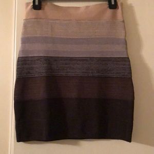 Bebe Multicolored mini skirt